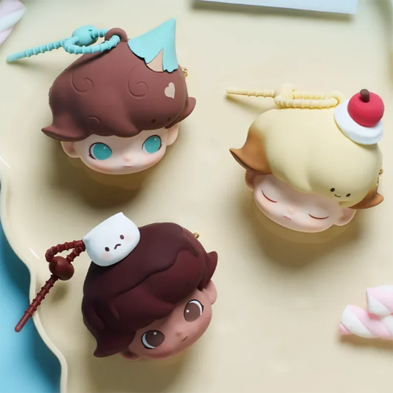 

POP MART DIMOO CRUSH ON COFFEE Headphone Case Series Blind Box Guess Bag Mystery Box Toys Doll Cute Anime Figure Desktop Ornamen