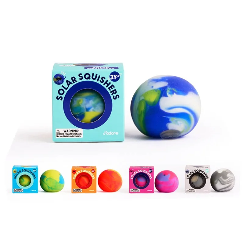 

Pinch Music Gradient Star System Squeeze Toy Soft Stress Relief Slow Rising Sensory Fidget Toys for Kid and Adults Relaxing Toys