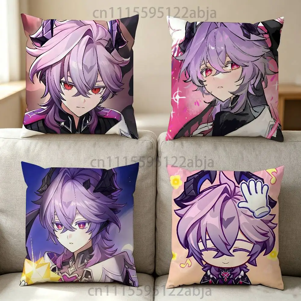 G-Genshin D-Durin Throw Pillow Case Decoration Bed Custom Square Pillowcase Pad Cover