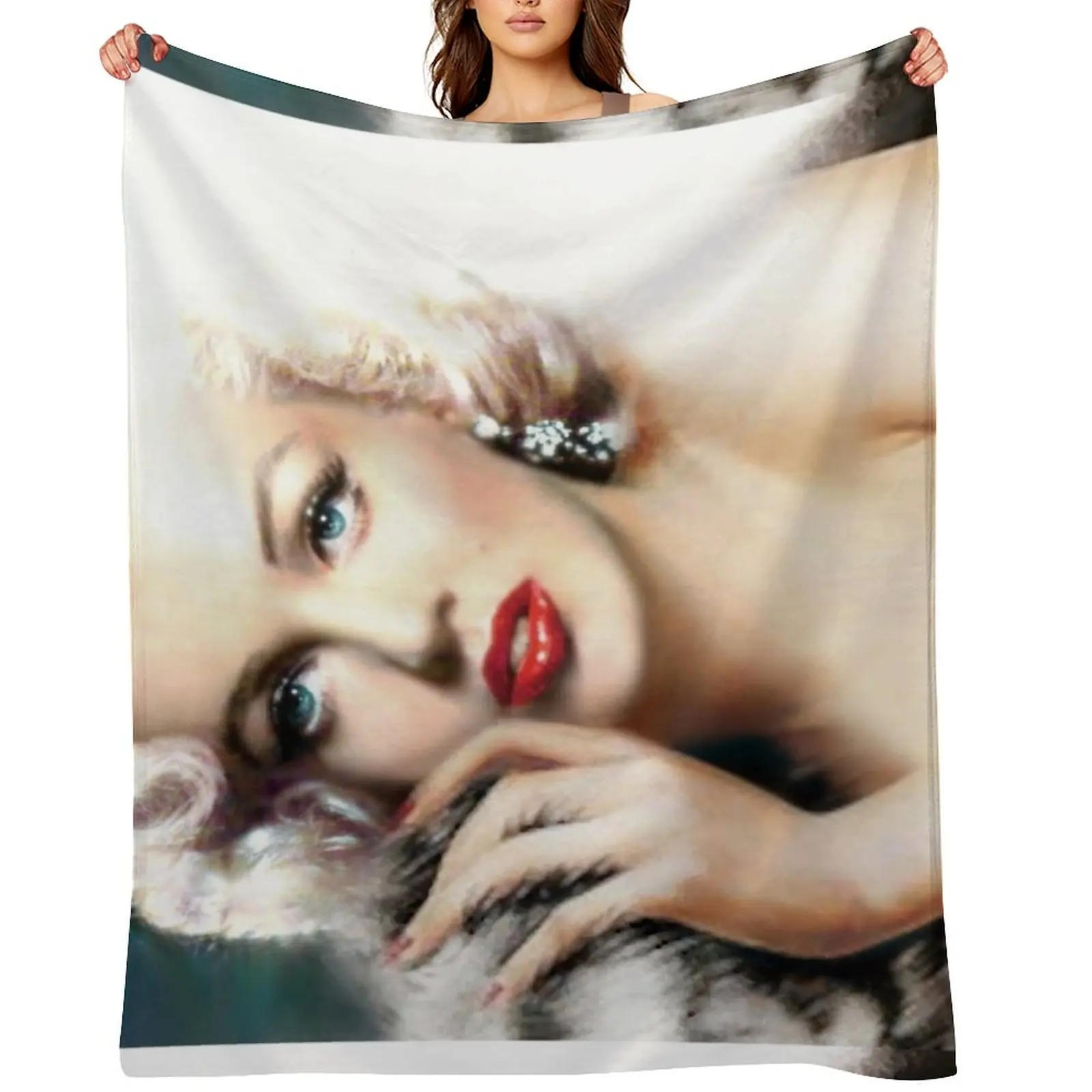 

Diva MM 169 R Throw Blanket Decorative Sofas For Sofa Thin Bed covers Bed linens Blankets