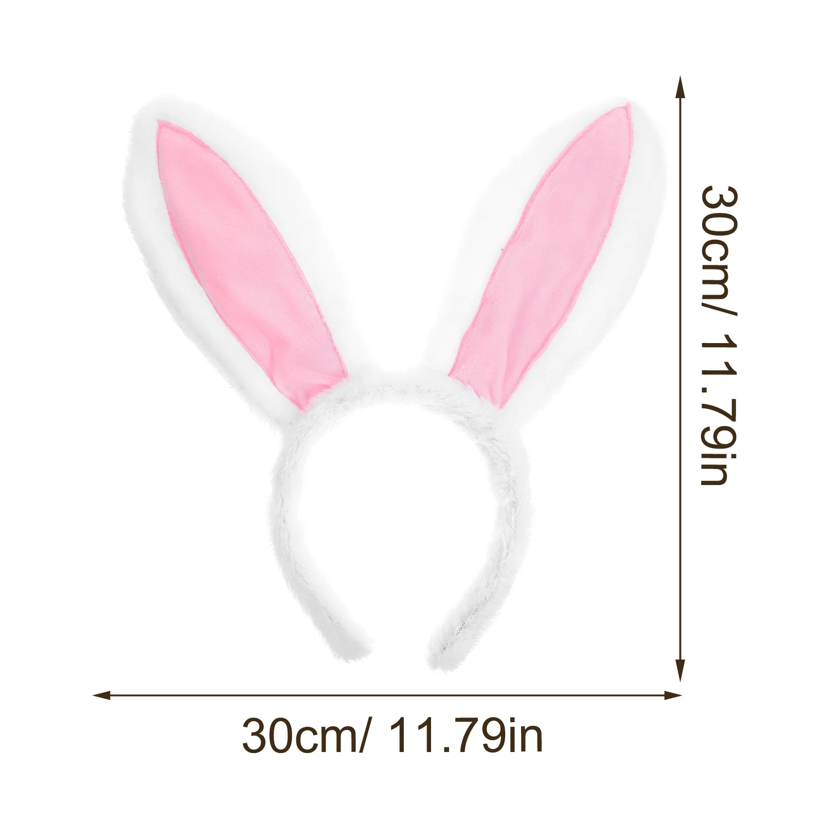 Conjunto de faixa de cabeça com orelhas de coelho, acessórios de fantasia de Páscoa, faixa de cabeça de coelho para meninas, máscara de cabeça