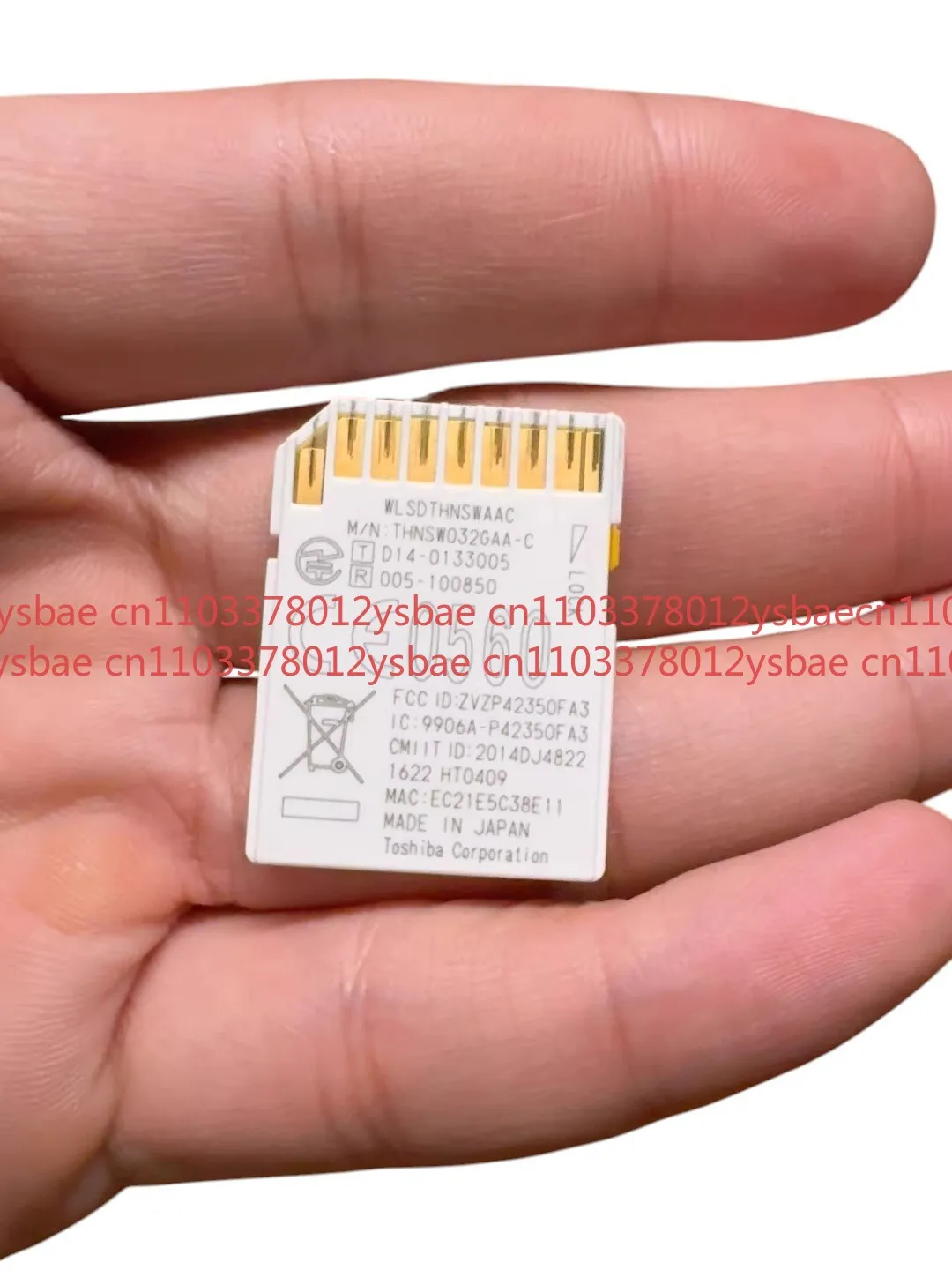 OK يستخدم لبطاقة Toshiba FlashAir 32GB اللاسلكية LAN Wi-Fi SDHC الفئة 10 W-03 #2