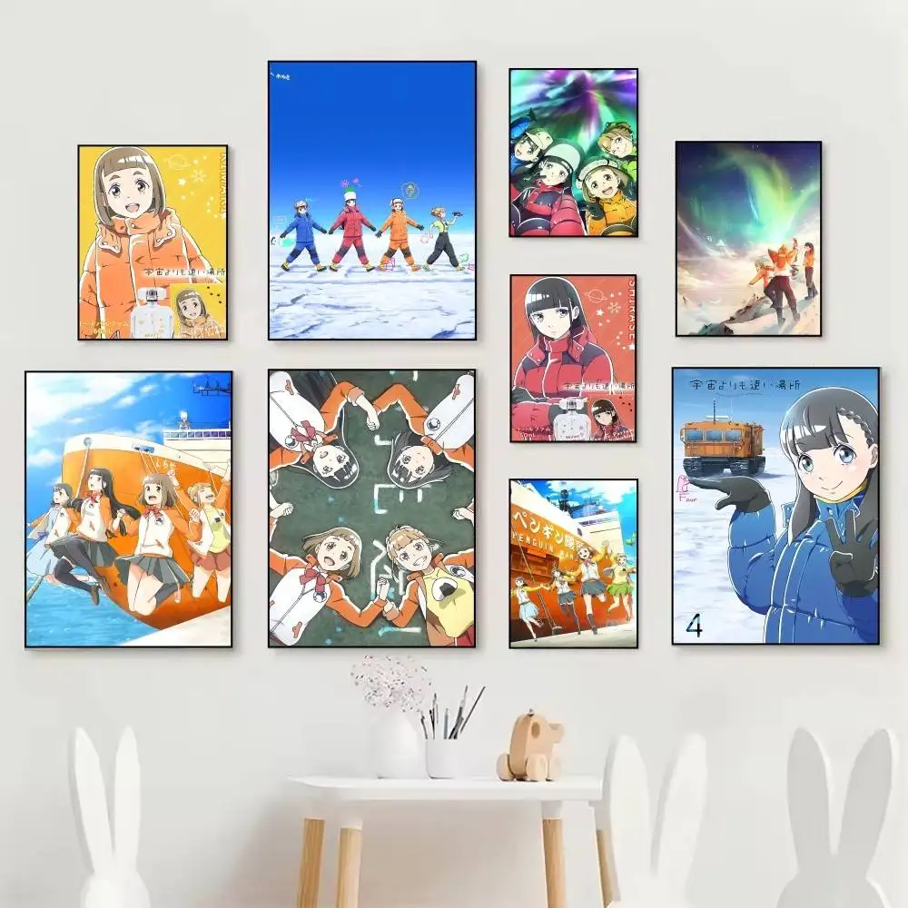 Anime A Place Further Than The Universe Posters Self Adhesive Waterproof Ideal For Living Room Bedroom Bar Decoration