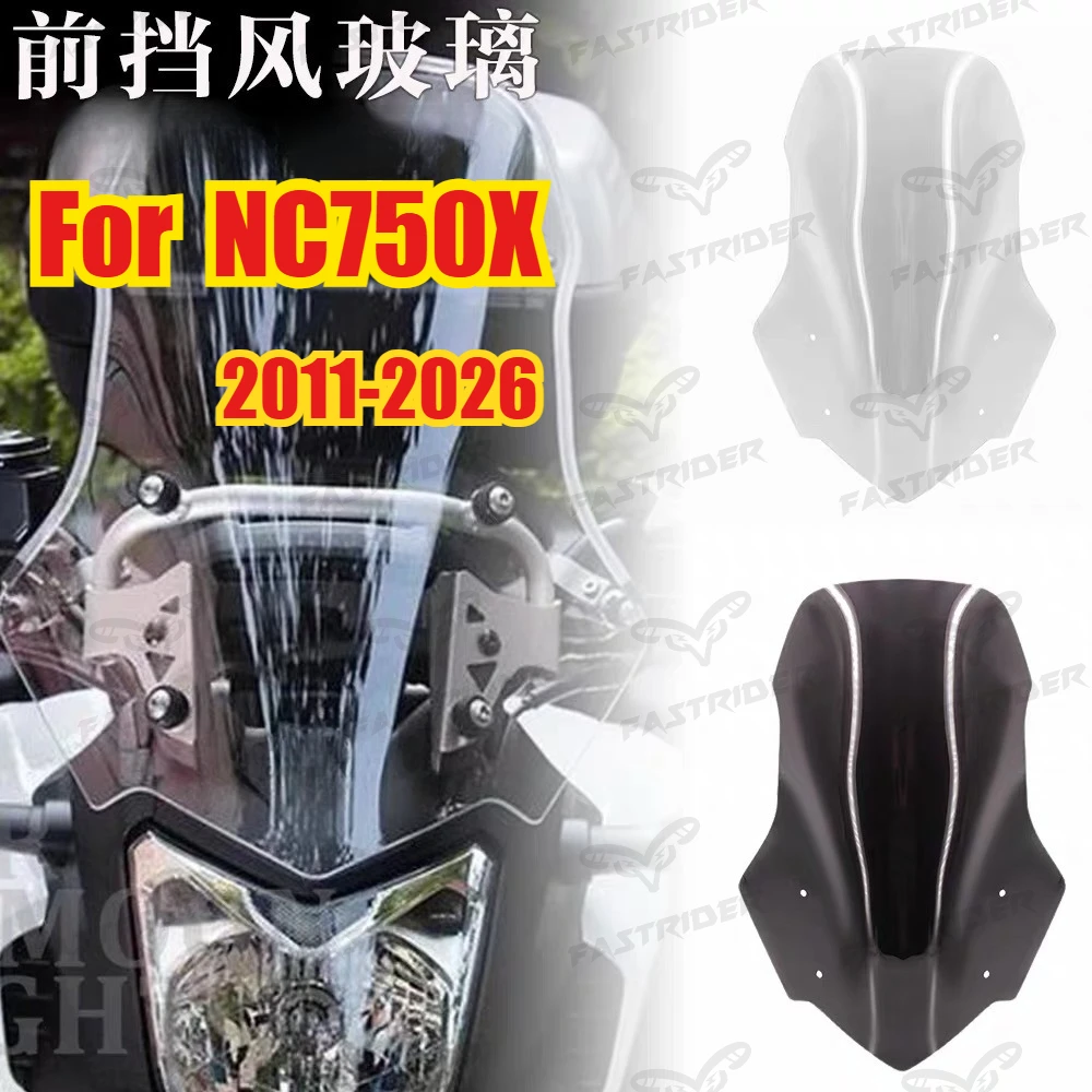 Parabrezza per Moto NC750X 2011-2020, Parabrezza Anteriore Rialzato, Accessori per Moto