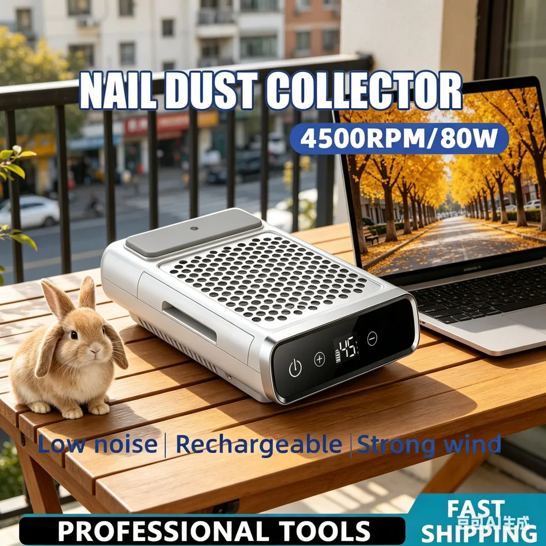 

Sturdy Nail Dust Vacuum Collector Superior Nail Dust Extractor With Durable Filter Manicure Equipment Modifiable Speed