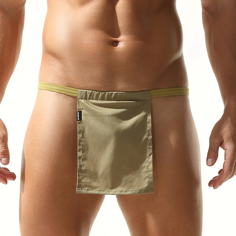 Men's Fashion High Elasticity Breathable Performance briefs Men's Sumo wrestling Underwear Solid Pattern Comfort Fit