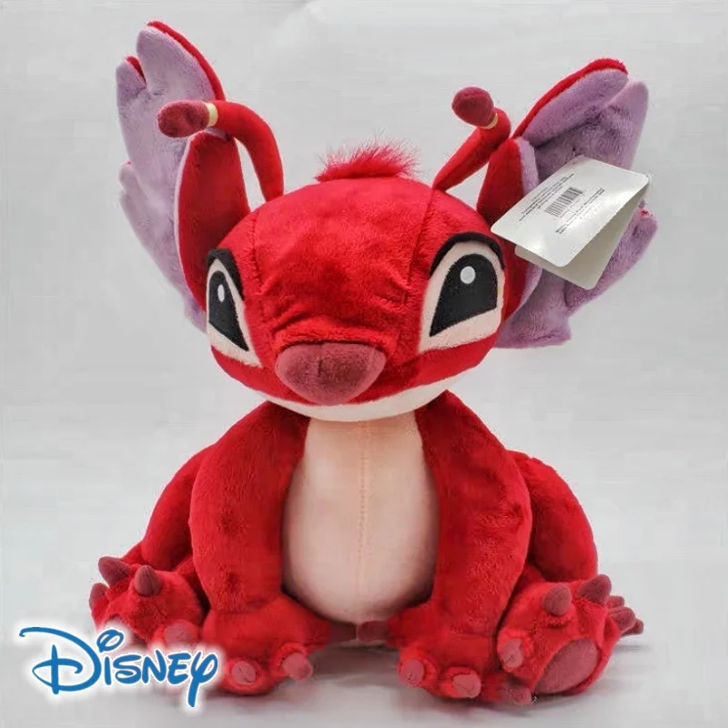 30cm Disney Lilo Stitch 628 Leroy muestra Experimental misisión de nivel Final versión especial juguete de peluche figura de Anime de estilo rojo raro