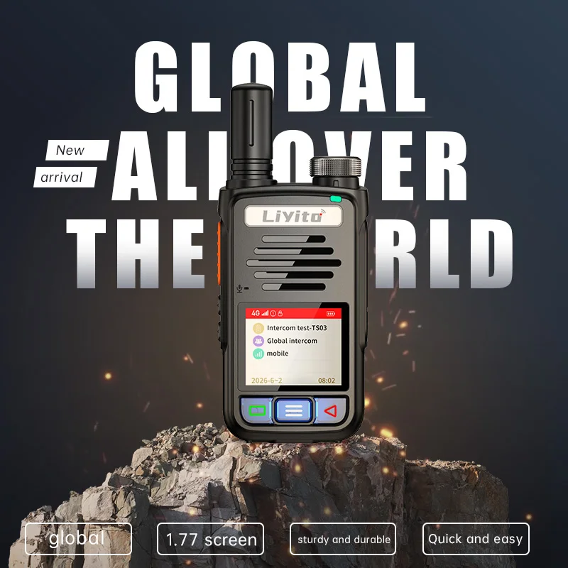 portable long range POC two way radio 4G Global communication camping hotel resturant with FCC certMOTOR use LIYITO