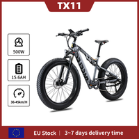 Hedatx TX11 E Bike Mid-drive 48V 1000W 27.5 Inch Electric Bike 15Ah Battery Urban Electric Bicycle Adult Hydraulic Brakes