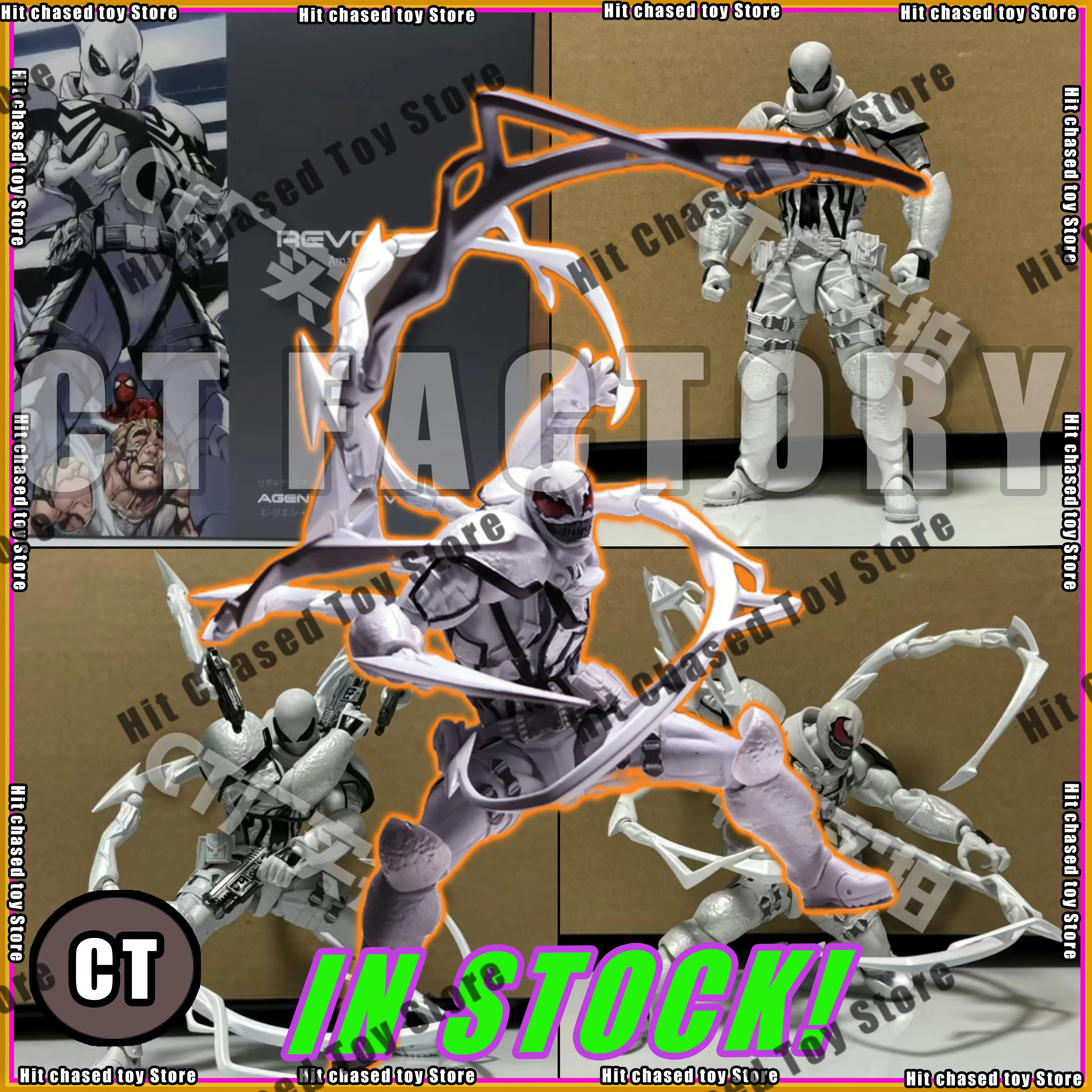 

В наличии Ct Toys Agent Anti Venom Amazing Yamaguchi Agent Venom Spiderman Аниме Фигурка Модель Фигурка Подарки Игрушки