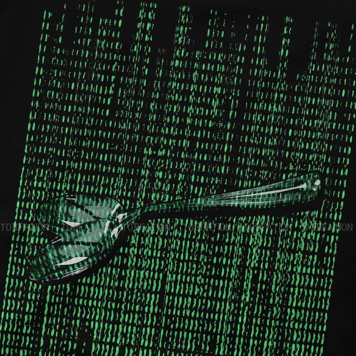 تي شيرت قطني ماركة ماتريكس نيو فيلم لا يوجد ملعقة من نيو شيرت رجالي قوطي كبير غير رسمي برقبة دائرية 2020 #4