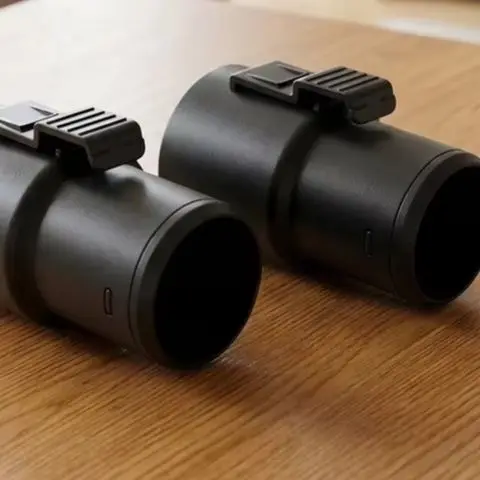 Vacuum Cleaner Hose Adapter Reducer For Model 807 Industrial Dust Collector 32mm Inner 39mm Outer Black Fitting
