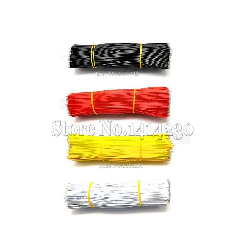 500Pcs/lot 26AWG 200mm/150mm 20cm/15cm length Line connecting Tin Plating Wire DIY Electronic Wire 1.3mm Welding