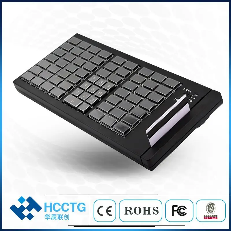 

2023 66 Keys Programmable POS Keyboard with USB or PS2 interface KB66M