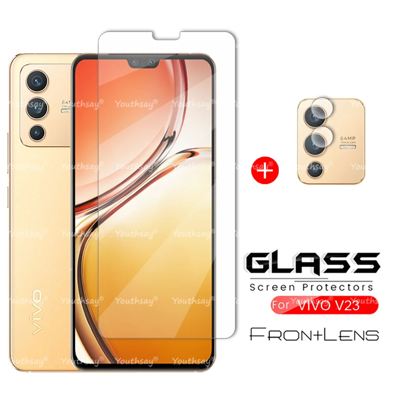 For VIVO V23 Glass Protector Film for VIVO V23 Tempered Glass Screen Lens Camera For VIVO V23 5G V21E V21 V20 Pro Glass