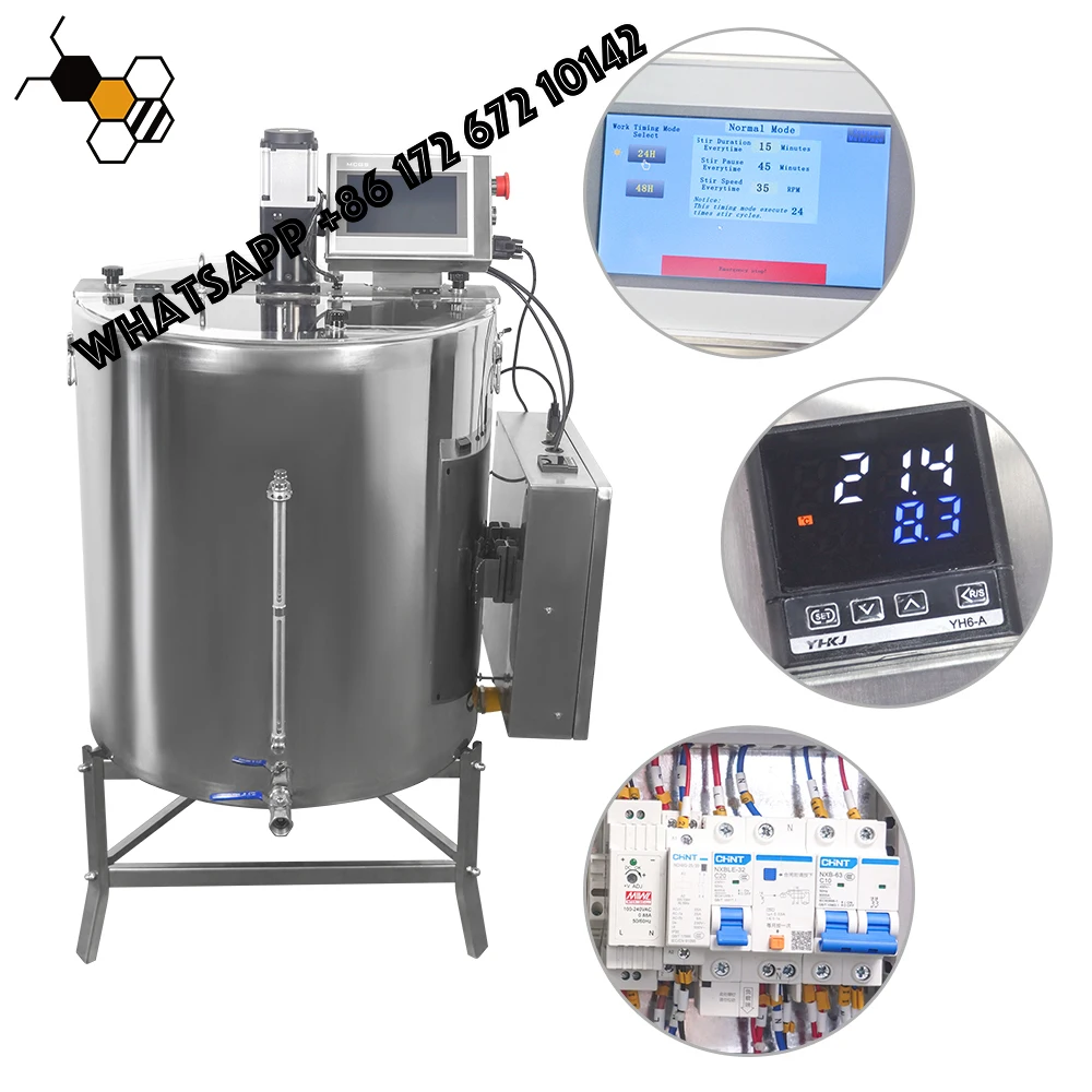 

Бестселлер, 750 Вт, автоматический 100 л, нержавеющая сталь SS 304/201, серводвигатель, эмульгатор для обработки меда, гомогенизатор, смесительная машина 220 В/110 В