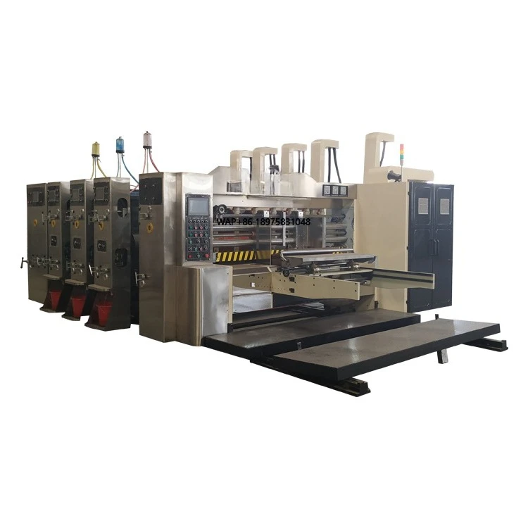 Automatic High Speed Carton Making Printing Machine with Slotting Die Cutting Box Maker Machinery Price