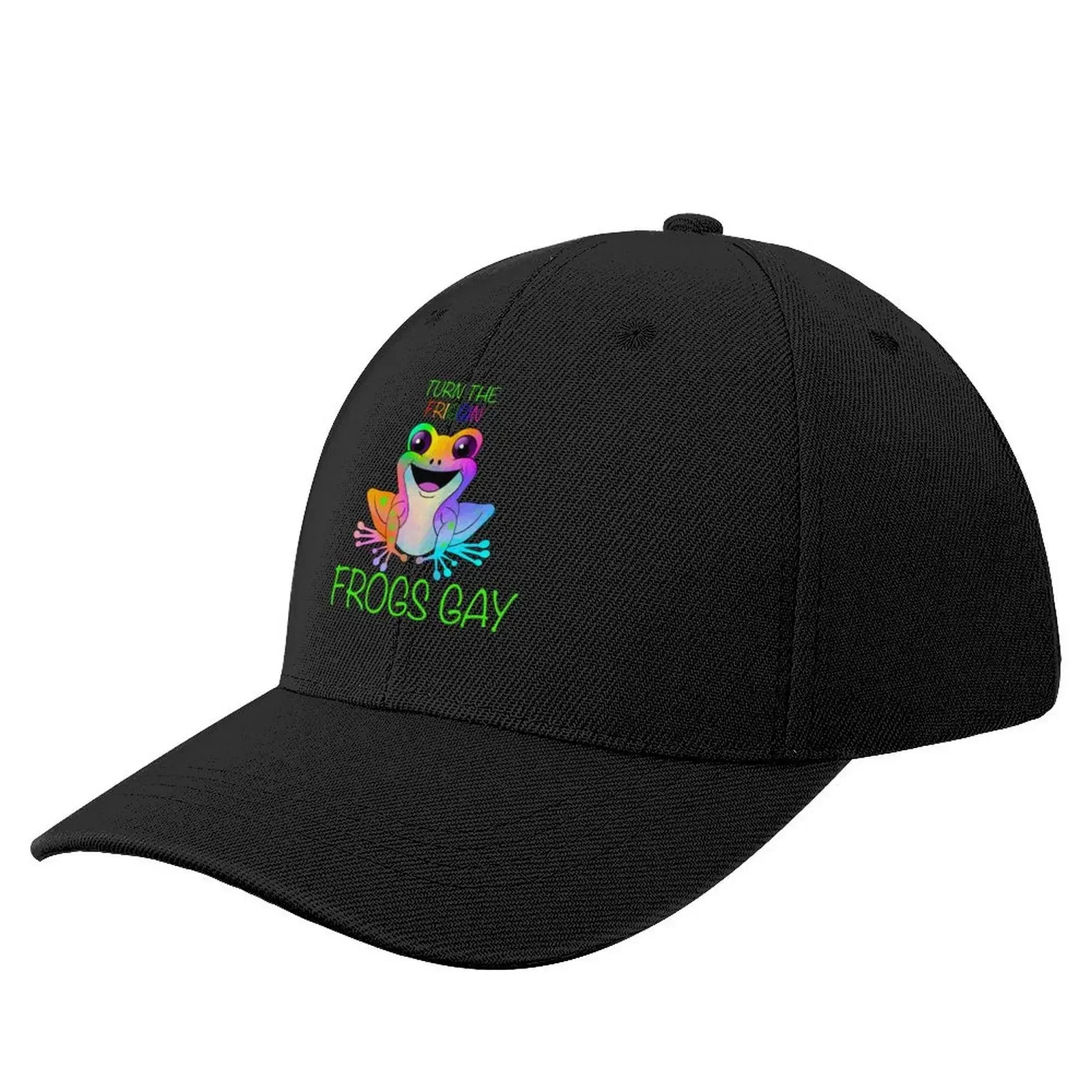 

Turn the Friggin Frogs Gay Baseball Cap Unique hats black Uv Protection Solar Hat Caps For Men Women's