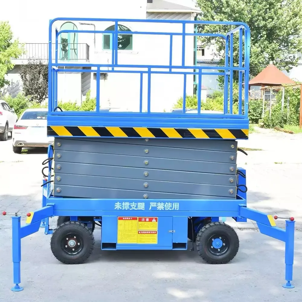 Aerial Work Electric Scissor Lift Platform Aerial Work Table Fixed Boom Lift Telescoping Lift Scaffolding Electric Scissor