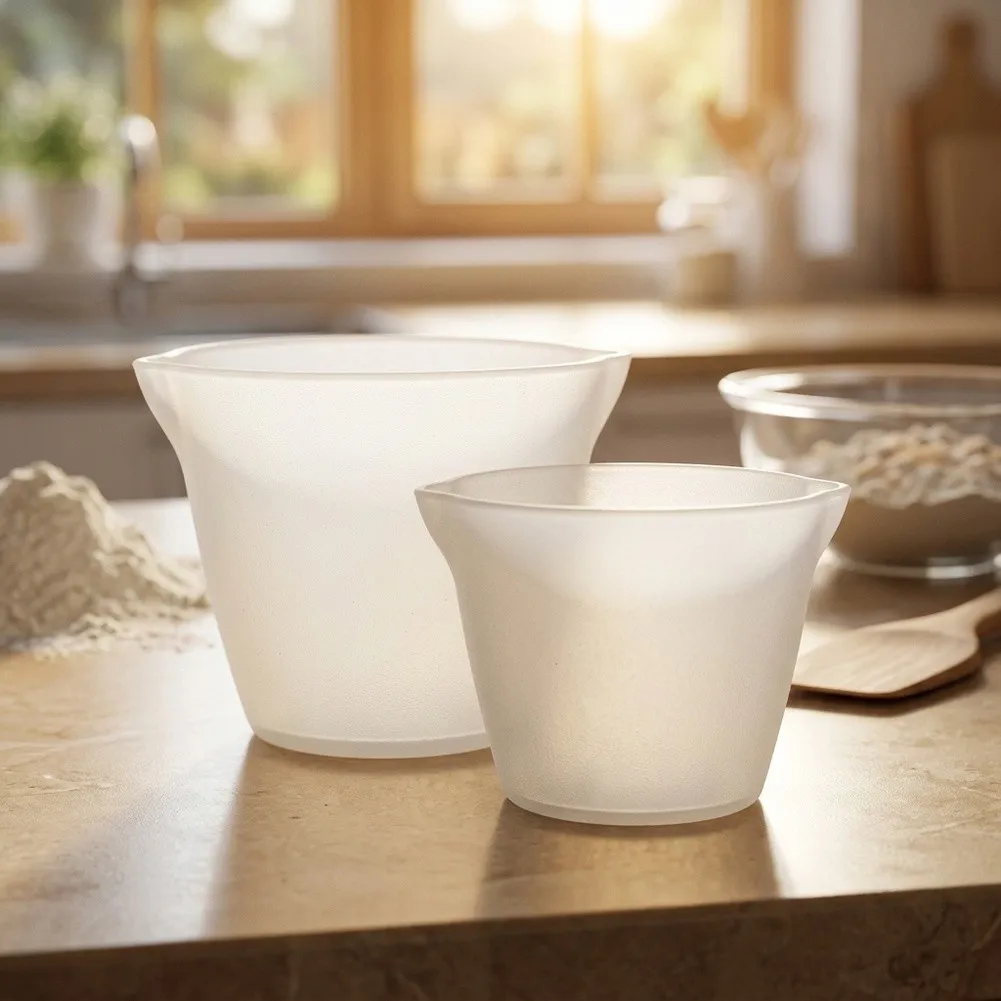 250ml And 500ml Cups Silicone Measuring Cups Chocolate Melting Cups Measuring Cups High Temperature Resistance
