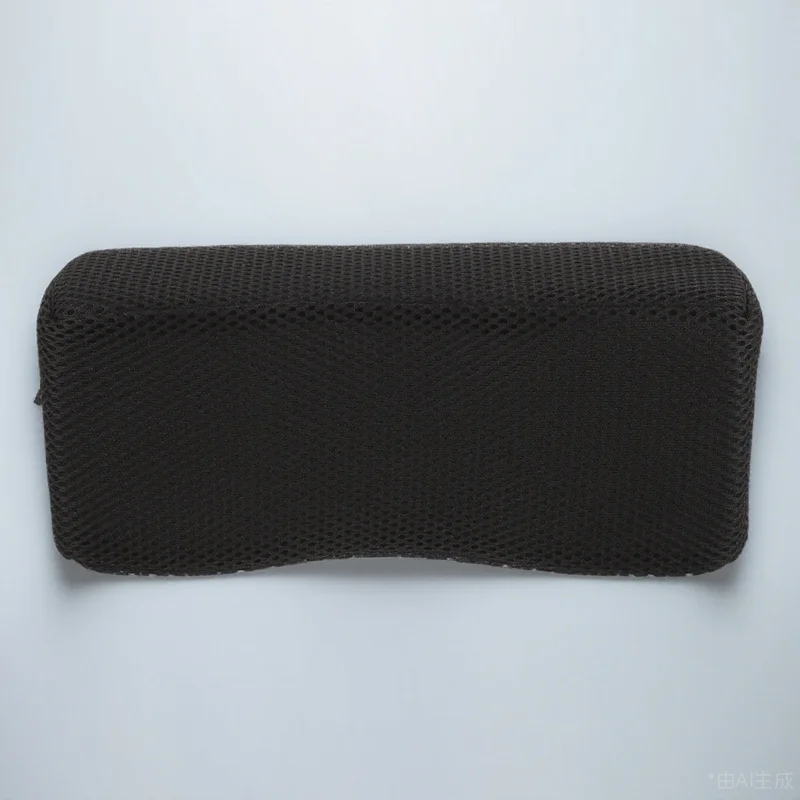 

Подголовник для инвалидной коляски, черная губка, подушка с высокой шеей, сетчатая ткань, эргономичная, удобная, многоразовая, ручная насадка для инвалидной коляски