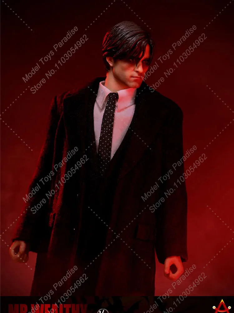 In Stock ACPLAY ATX057 1/12 Scale Mr Wealthy Bruce Robert Pattinson Double Head Sculpts Figure Model 6'' Mini Male Action Doll