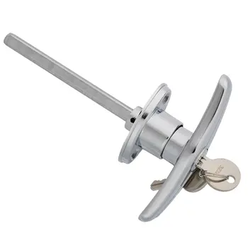 T型把手鎖車庫門鎖鋅合金防盜鎖,適用於房車車庫棚屋露營車櫥櫃家具五金 6 最佳銷售 車庫鎖 - №2