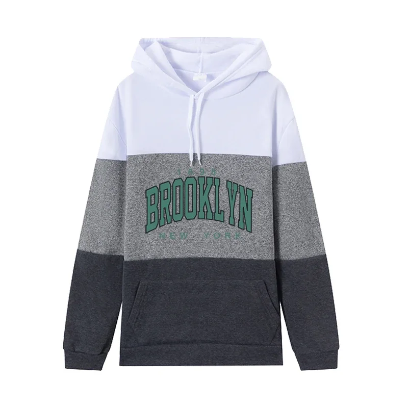 أنثى المنزل في الهواء الطلق الراحة فضفاضة البلوز بروكلين الأزياء هوديس للمرأة خريف شتاء اليومية عارضة رياضي قمصان سويت شيرت بقلنسوة