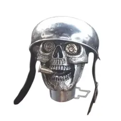 Car Knob Skull Skull Soldier Handle Shifting Knob Handcrafted Car Stick Shift Knob Alloy Gear Shift Knob For Manual Automatic