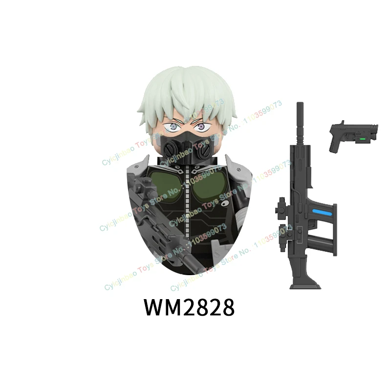 Hot Anime Accessories Bricks Collection Educational Halloween Building Blocks Christmas Gift Toys For Children