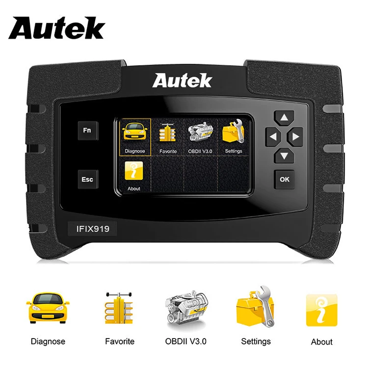 Autek IFIX919 engine ABS Airbag SAS OBD2 Scanner Full System