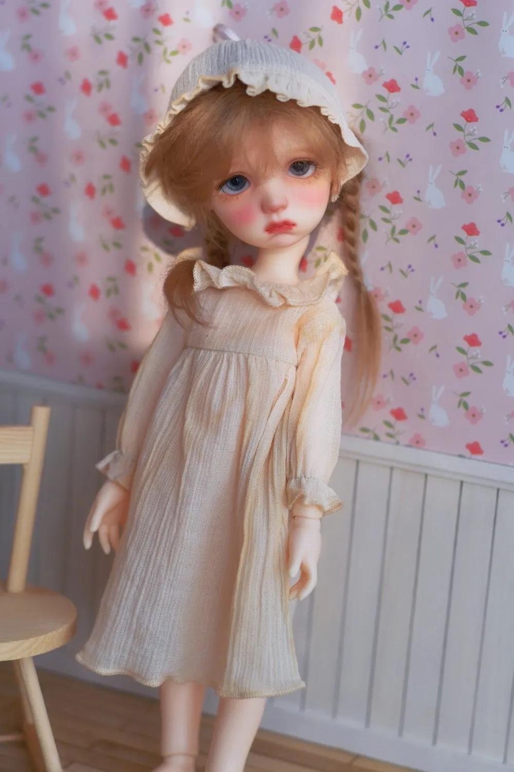 

Одежда для куклы BJD, подходит для 1/3, 1/4, 1/6 blythe, размер ежедневный костюм, одежда для сна, шапка, брюки, платье, аксессуары для куклы