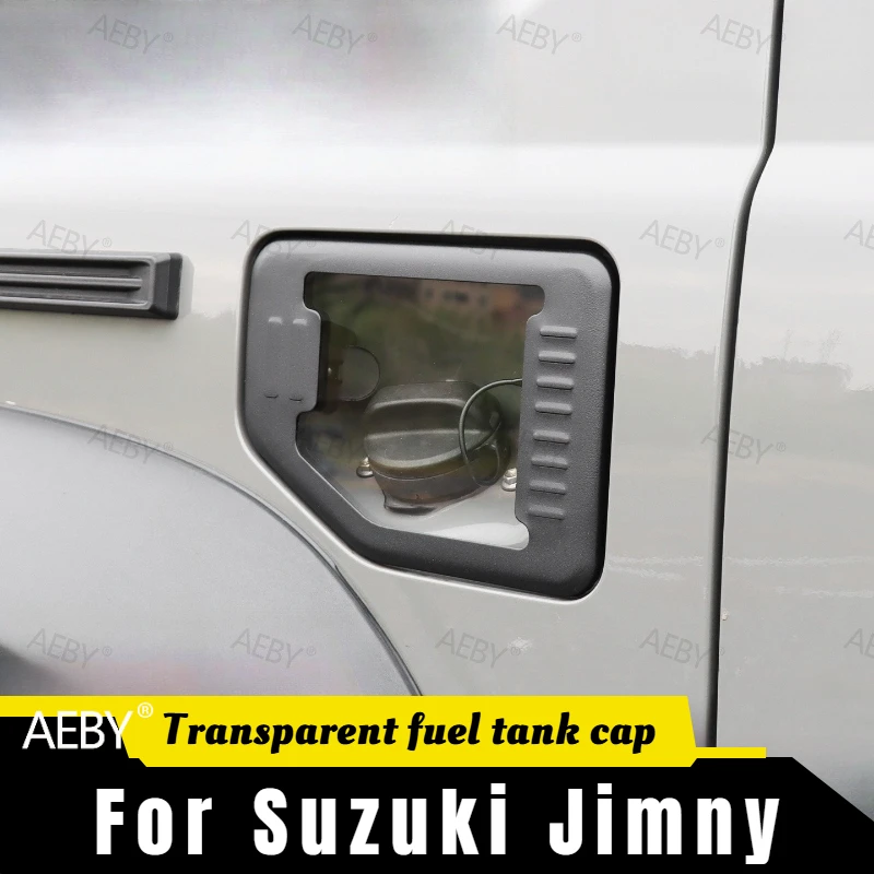 

For Suzuki Jimny 2019-2026 Body side fuel tank cover,Transparent fuel filler cap,Exterior car stickers,Lossless,accessories