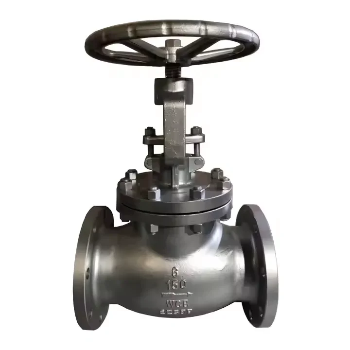 Factory Premium Quality Durable 6 Inch Cast Steel WCB Globe Valve Class 300 Stop Valve with Hand Wheel for Oil Gas Water 5