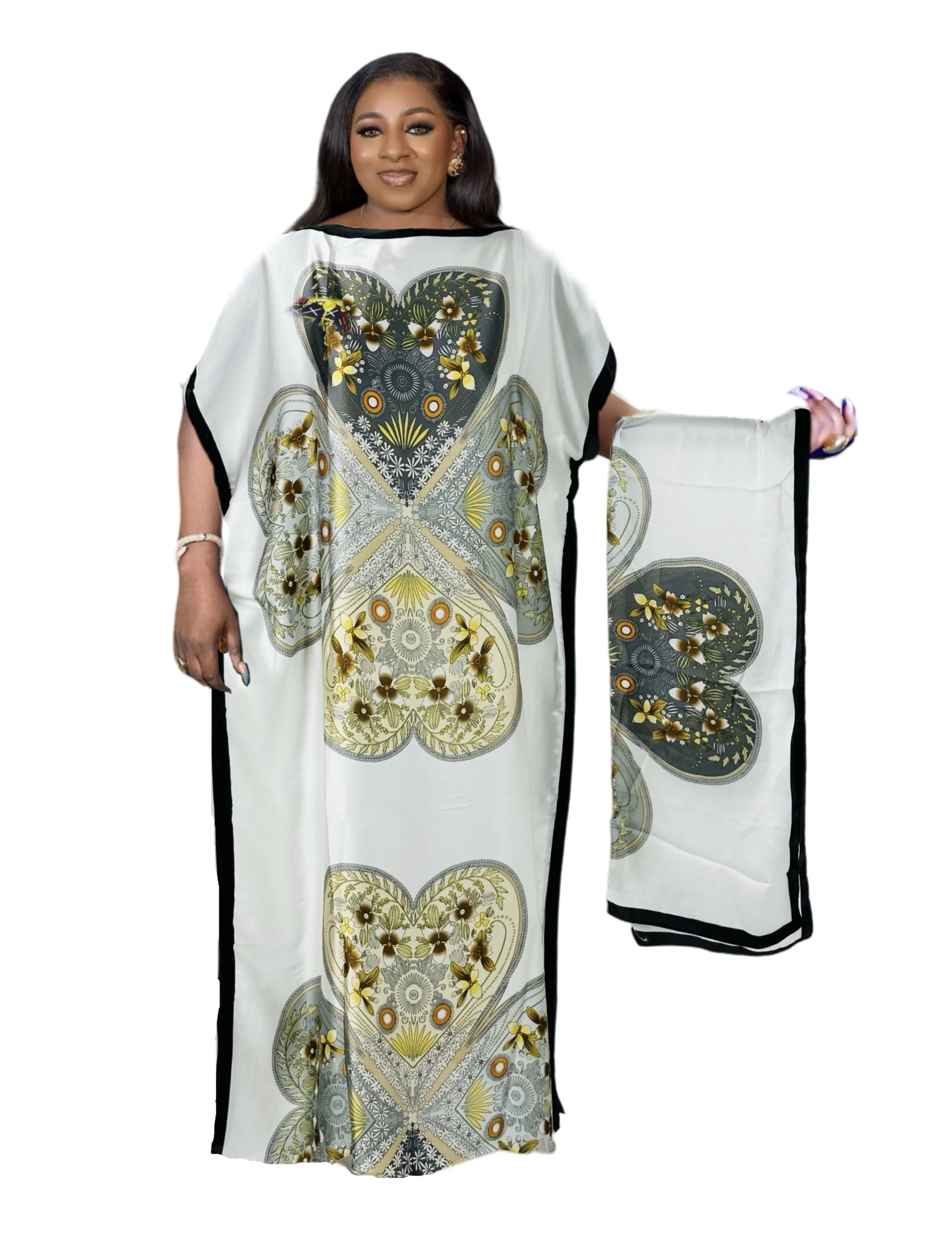 

African Evening Dresses for Women Dashiki Ankara Outfits Gown Abayas Robe Maxi Long Dress