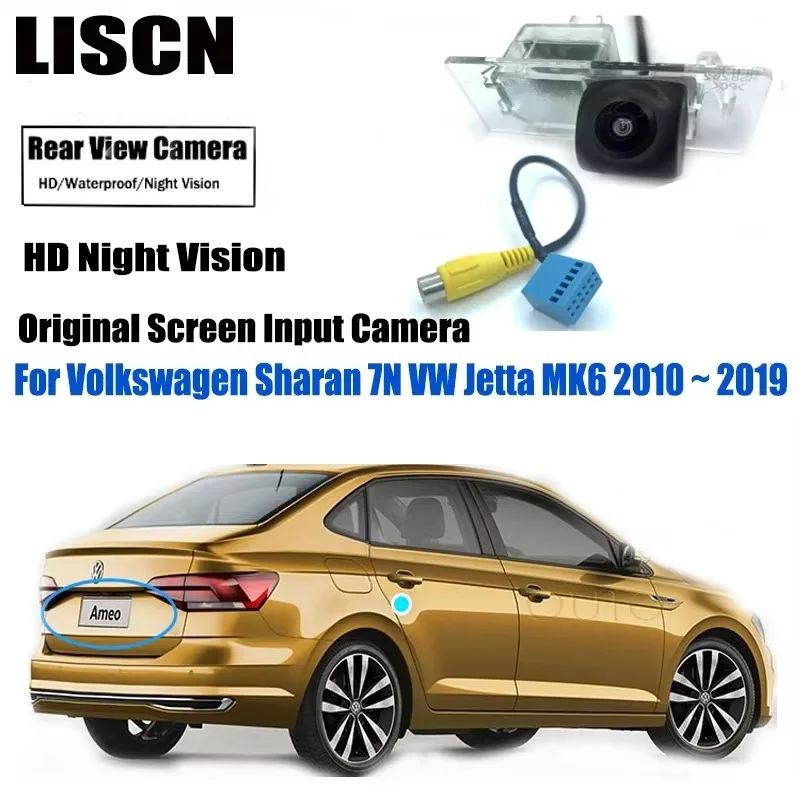 

HD Rear View Parking Reversing CameraFor Volkswagen Ameo VW Passat B8 3G Wagon 2015 2016 2017 2018 2019 Original Screen Input