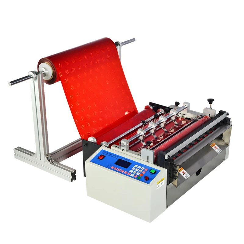 Automatic roll to sheet cutting machine for non-woven frabic/film/air bubble film/paper/foam rubber