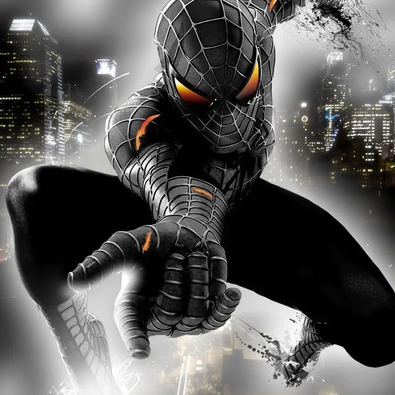 

Spiderman Symbiote Raimi Maguire Costume Cosplay Superhero Halloween Costume zentai Jumpsuit Spandex Carnival Party Adult Male