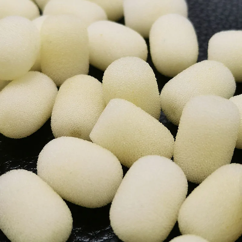 ميكروفون إسفنجي مصغر غير مرئي ، غطاء إسفنج خاص ، أصغر لون للجلد ، ميكروفون صغير لاستبدال الزجاج الأمامي