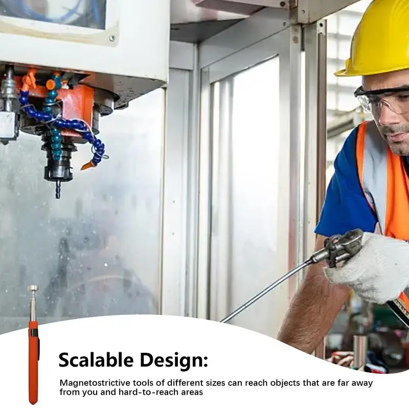 Telescopic Magnetic Pen Portable Metal Magnet Pickup Tool Magnet Stick for Picking Up Nut Bolt Adjustable Pickup Rod Stick