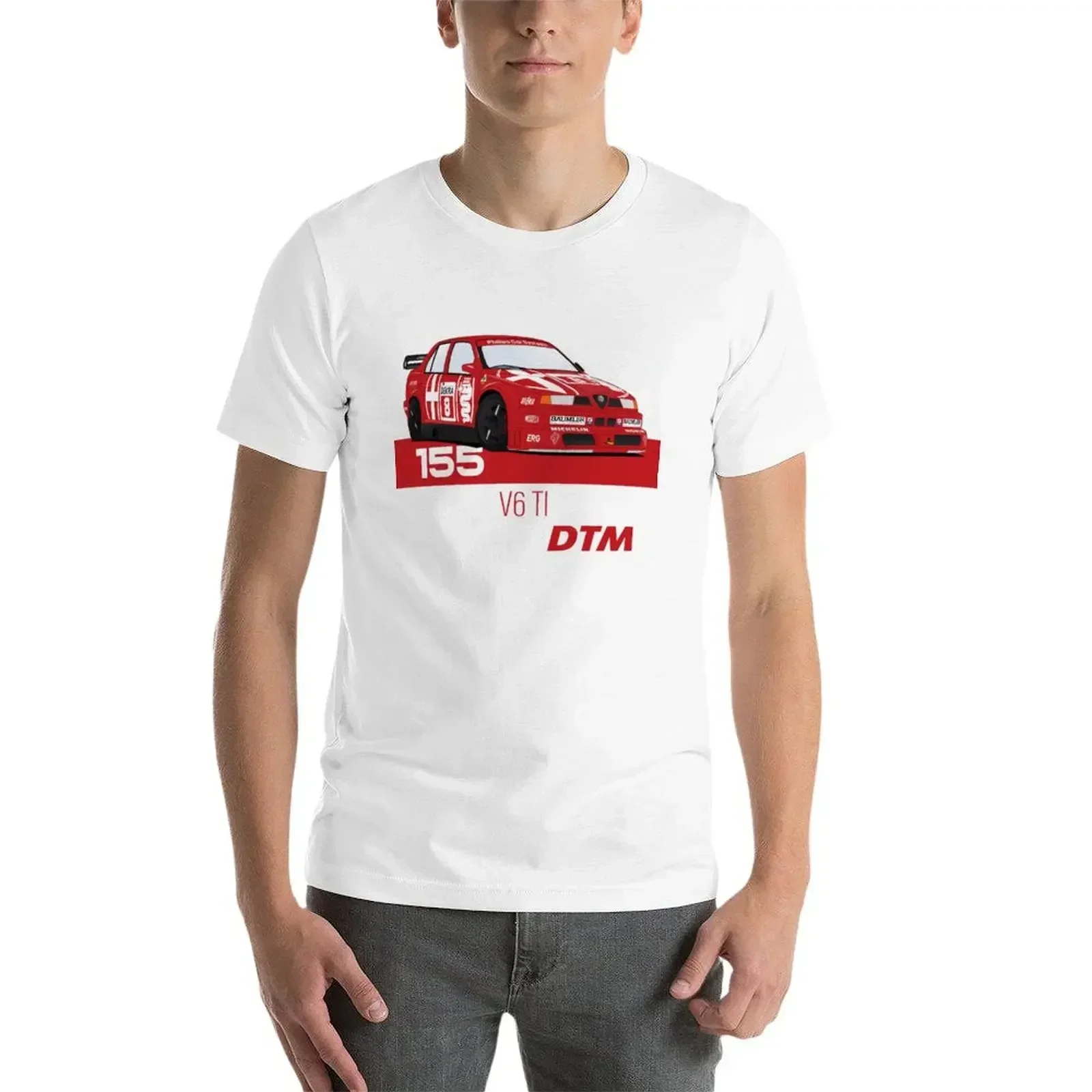 155 V6 Ti DTM تي شيرت الجمارك الرائعة صمم القمصان المخصصة الخاصة بك للرجال #3