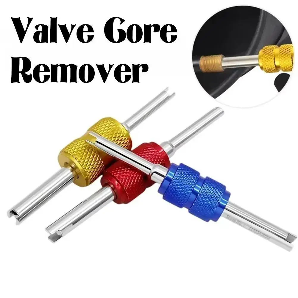 Universal Tire Valve Core Stems Remover Double Head Screwdriver Auto Truck Bicycle Wheel Repair Tool Car Accessories Tire Remove