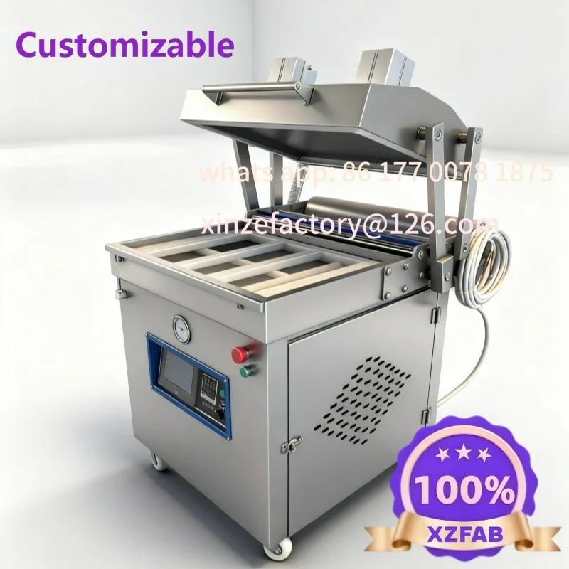 Customizable commercial large 760 body vacuum packaging machine, steak salmon meat seafood vacuum laminating machine