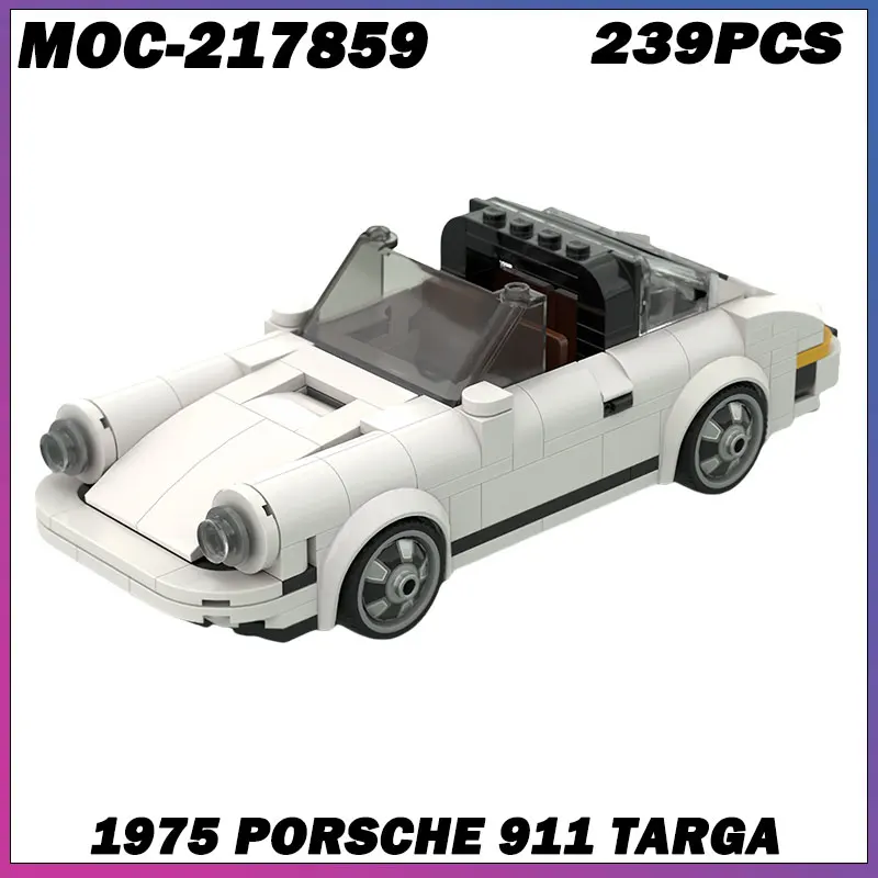 

239PCS MOC-217859 Famous Supercar Racing Sports Classical Cars Vehicle Speed Champion Racer Building Blocks Brick Creative