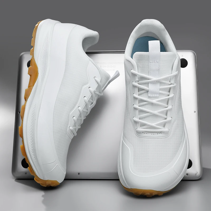 

New Unisex Wider Shoes Brand Flats Soft Zero Drop Sole Wider Toe Sneakes Big Size Breathable Mesh Men Barefoot Wide-toed Shoes