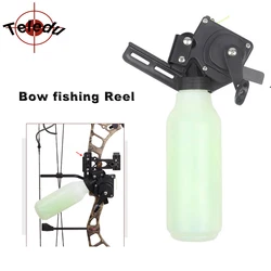 Archery Bow Fishing Reel Bow Fishing Spincast Reel with 20m Rope for Recurve Bow Compound Bow Hunting Shooting Bowfishing Tool