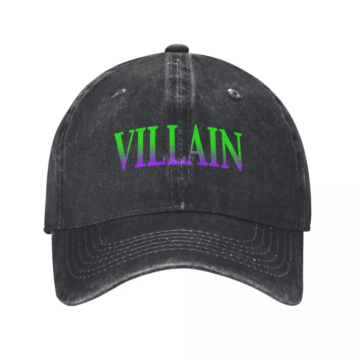 Villain - green and purple Baseball Cap summer hat Rugby black Boy Women's