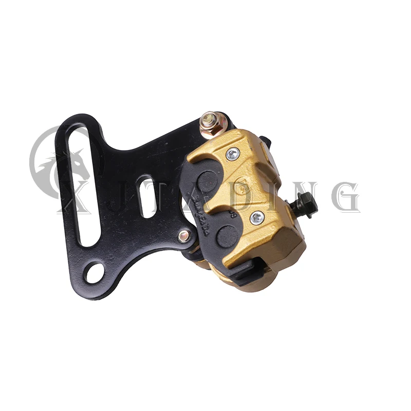 Motorcycle 12mm Twin Piston Rear Hydraulic Brake Caliper Bracket For 110cc 125cc 140cc CRF70 XR Pit Dirt Bike Motocross ATV Quad