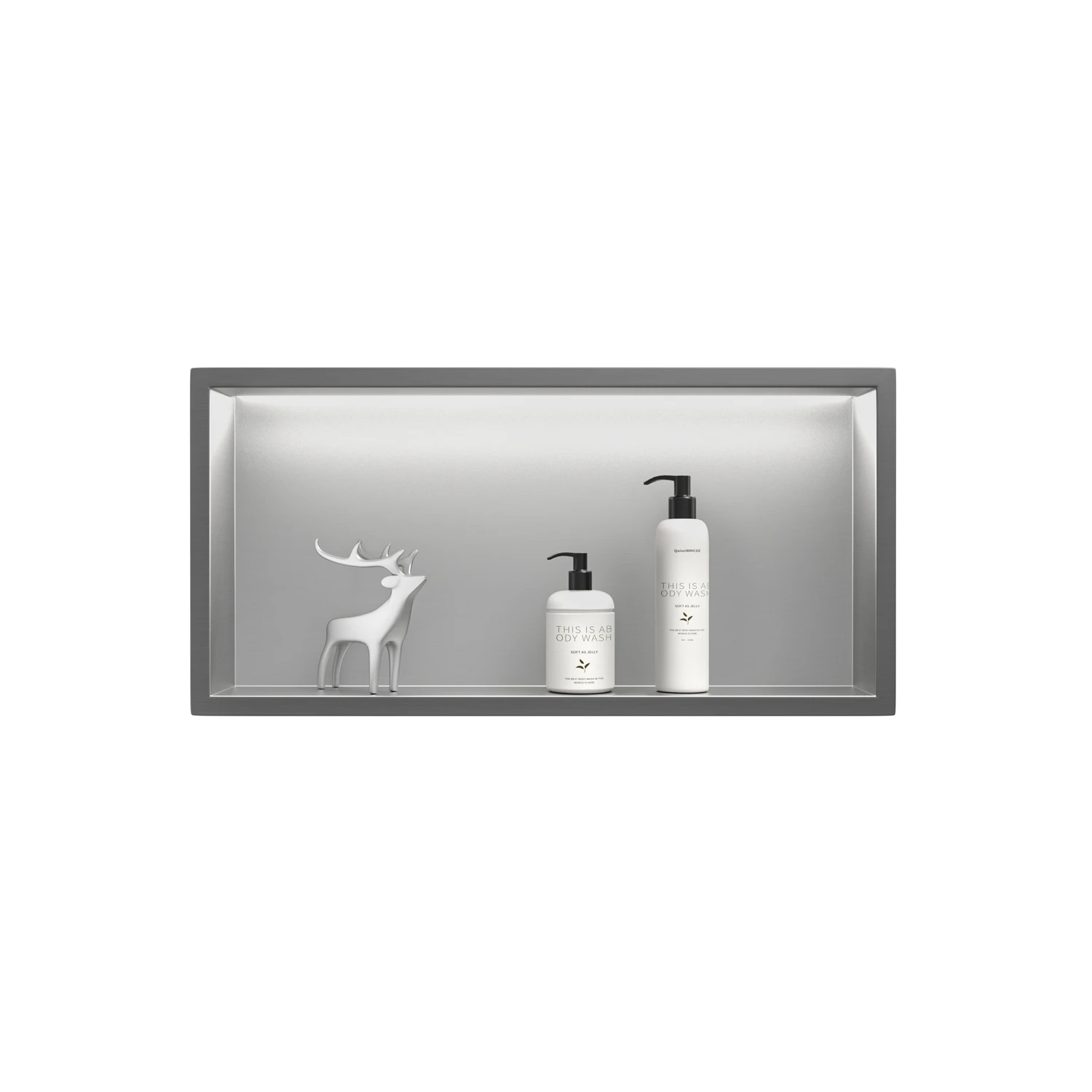 

Bespoke Manufacturing Bathroom Wall Niche IPX65 Waterproof Stainless Steel Modern Shower Niches with LED Lights