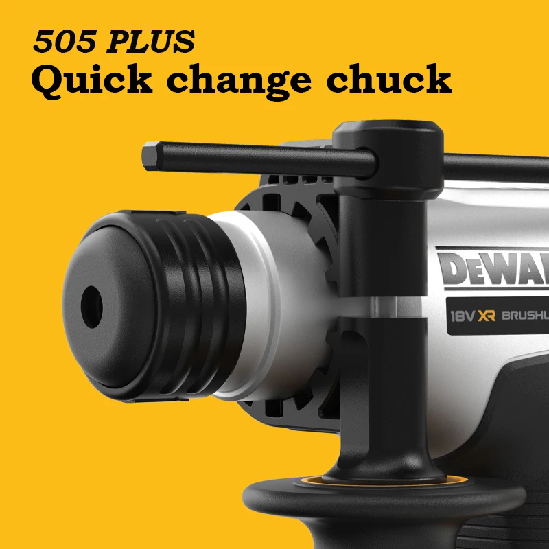 Imagem -04 - Dewalt-furadeira Recarregável Ferramentas Elétricas sem Fio Perfurador Motor sem Escova Sds Plus Dch172 Max 20v
